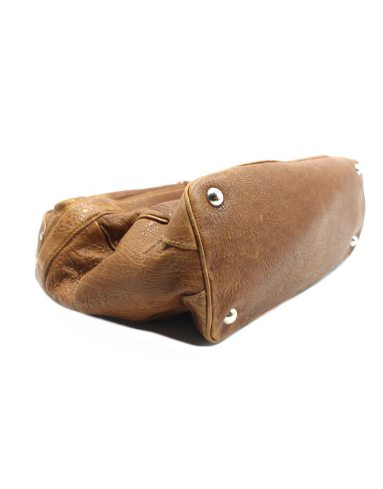 Balenciaga Bauletto Pelle Marrone