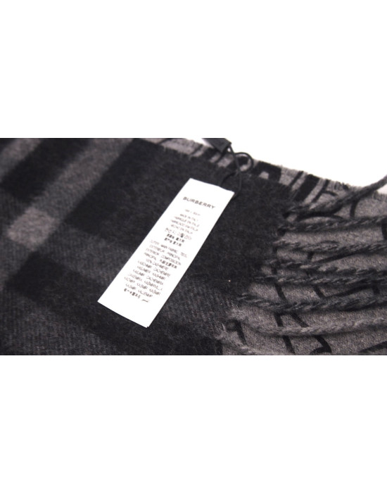 Burberry Sciarpa Cashmere Grigia