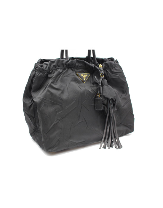 Prada Shopping Tela Nera