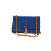 Saint Laurent Kate Pelle Blu