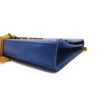 Saint Laurent Kate Pelle Blu