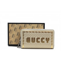 Gucci Portafoglio Pelle Panna