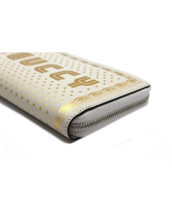 Gucci Portafoglio Pelle Panna