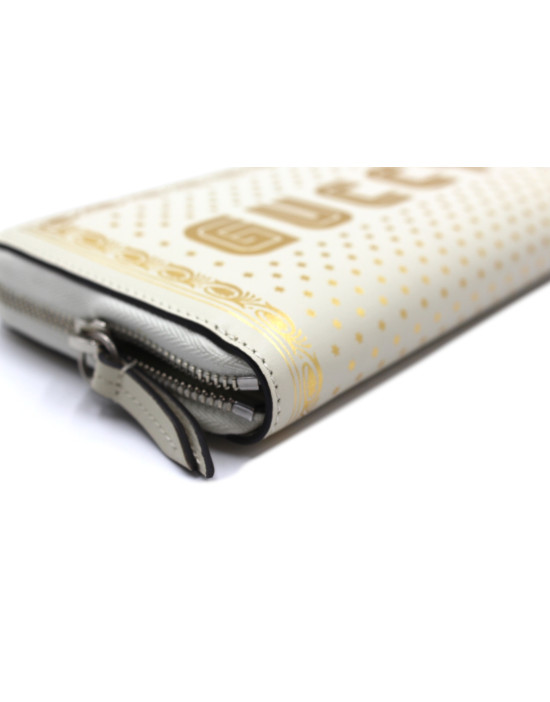 Gucci Portafoglio Pelle Panna