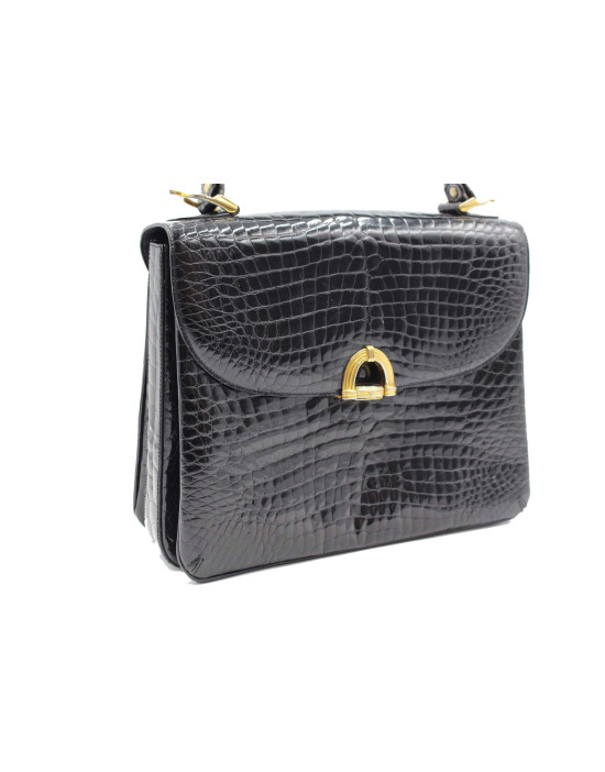 Celine Shopping Pelle Cocco Nera