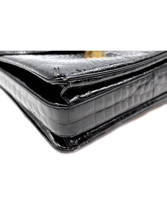 Celine Shopping Pelle Cocco Nera