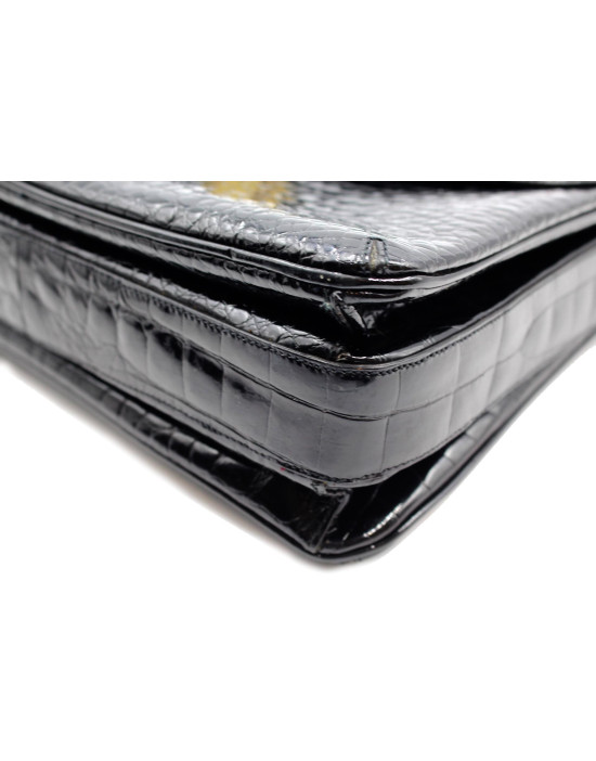 Celine Shopping Pelle Cocco Nera