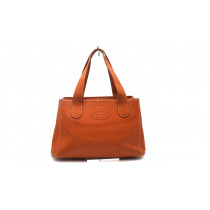 Tod's Shopping Pelle Arancio