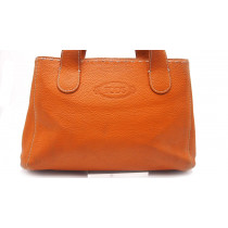 Tod's Shopping Pelle Arancio