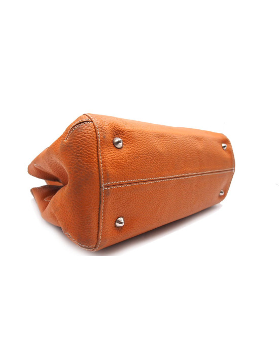 Tod's Shopping Pelle Arancio