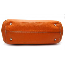 Tod's Shopping Pelle Arancio