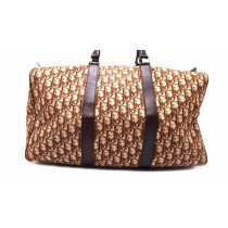 Dior Bauletto Jacquard Beige Vintage