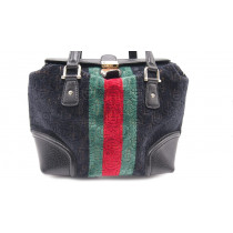 Gucci Bauletto Boston Velluto Nero