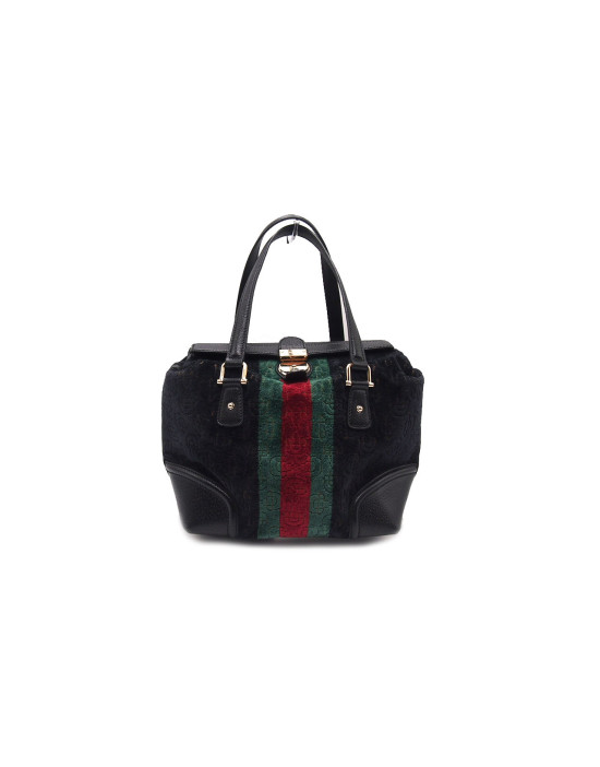 Gucci Bauletto Boston Velluto Nero