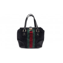 Gucci Bauletto Boston Velluto Nero