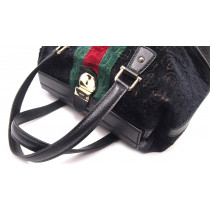 Gucci Bauletto Boston Velluto Nero