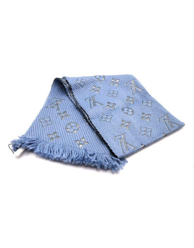 Louis Vuitton Sciarpa Lana Blu
