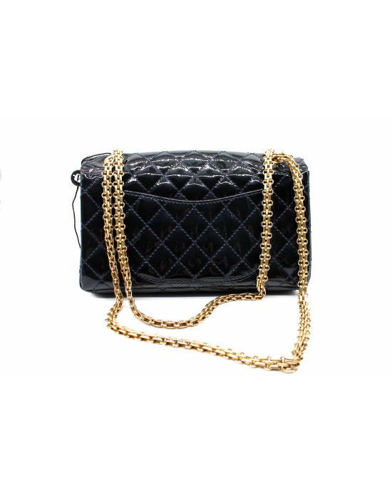 Chanel 2.55 double Reissue Vernis Blu