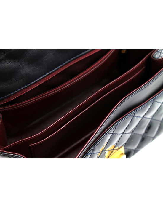 Chanel 2.55 double Reissue Vernis Blu