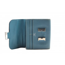 Hermes Constance Portafoglio Blu