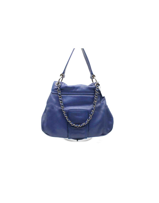 Chanel Shopping Coco Rider Pelle Viola Blu