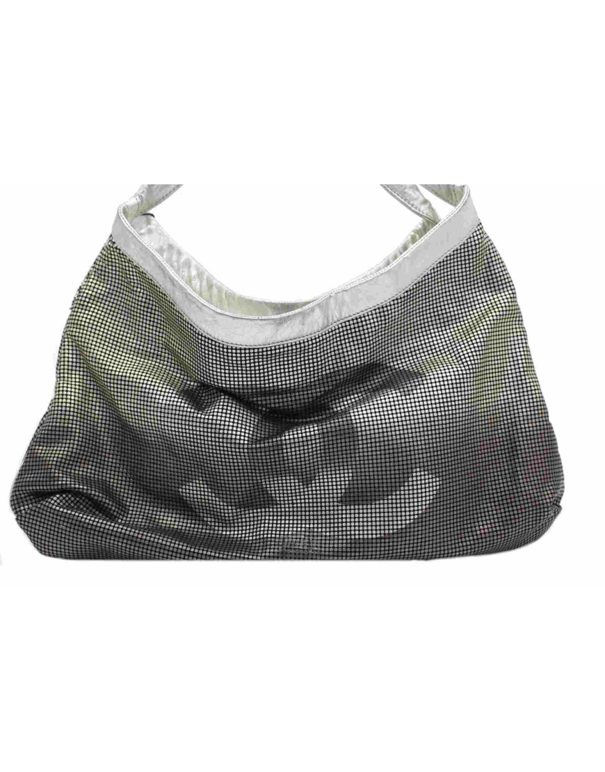 Chanel Hobo Perforated Silver