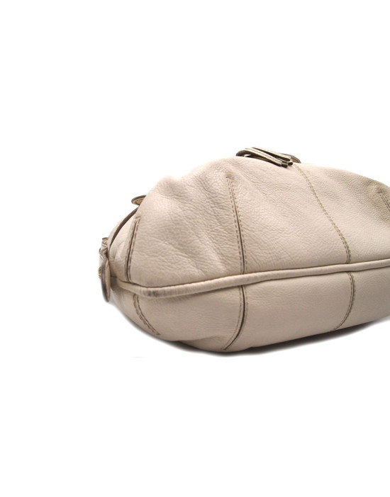 Tod's Shopping Pelle Avorio