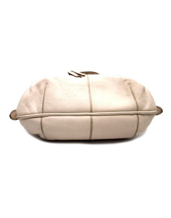 Tod's Shopping Pelle Avorio