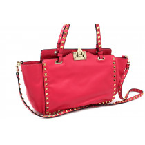 Valentino Rockstud Small Tote Pelle Rosa