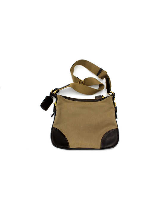 Prada Tracolla Tela Beige