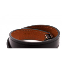 Hermes Bracciale Double Pelle Nera