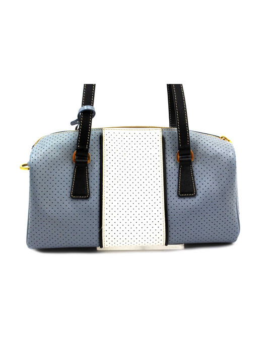 Prada Bauletto Bianco e Azzurro