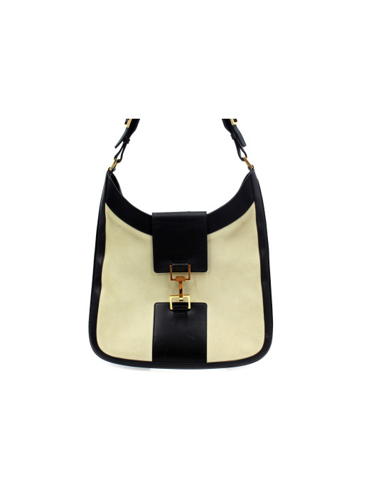 Gucci Hobo Cremeweißes Leder