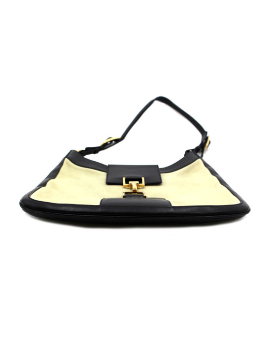 Gucci Hobo Cremeweißes Leder