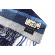 Hermes Sciarpa Cashmere Blu