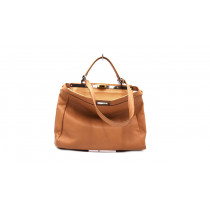 Fendi Peekaboo Pelle Marrone