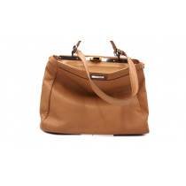 Fendi Peekaboo Pelle Marrone