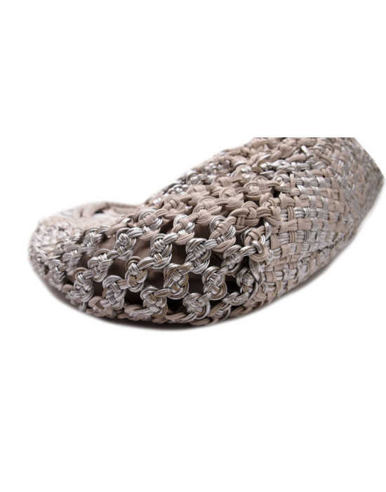 Ferragamo Hobo Pelle Argento