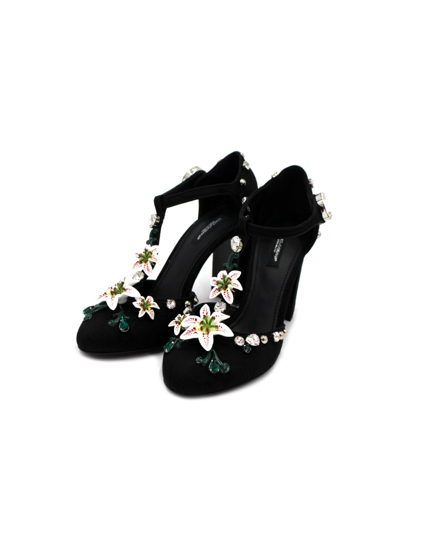 Scarpe fiori clearance dolce e gabbana