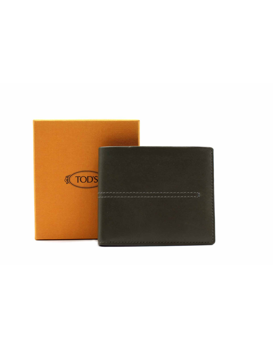 Tod's Portafoglio Pelle Grigia
