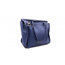 Ferragamo Shopping Pelle Bluette