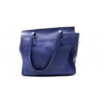 Ferragamo Shopping Pelle Bluette