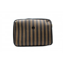 Fendi Tris Valigie Tela Marrone