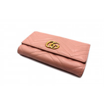 Gucci Marmont Portafoglio Pelle Rosa