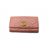 Gucci Marmont Portafoglio Pelle Rosa