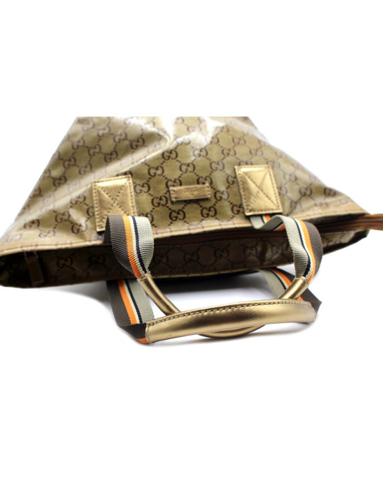 Gucci Shopping Crystal GG Beige