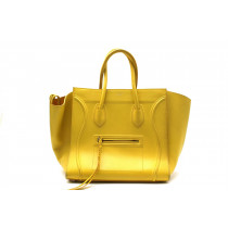 Celine Luggage Pelle Gialla