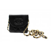 Chanel Tracolla Pelle Nera