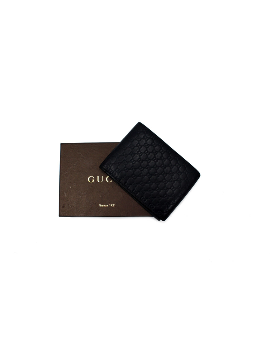 Gucci Portafoglio Pelle Blu