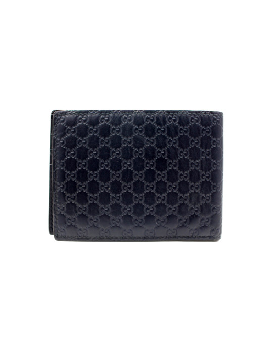 Gucci Portafoglio Pelle Blu